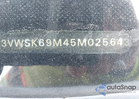 2005 Volkswagen Jetta Gls 2.0L из США, поврежденный, VIN 3VWSK69M45M025643